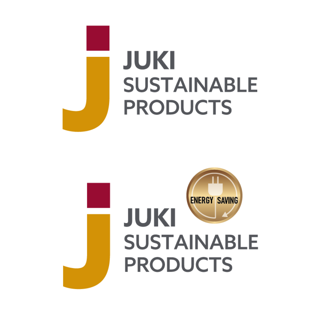 「JUKI SUSTAINABLE PRODUCTS」マーク