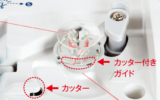 独立モーター式下糸巻き